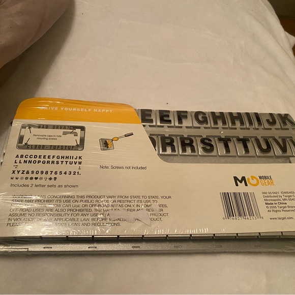 Silver License Plate Frame - Picture 5 of 5